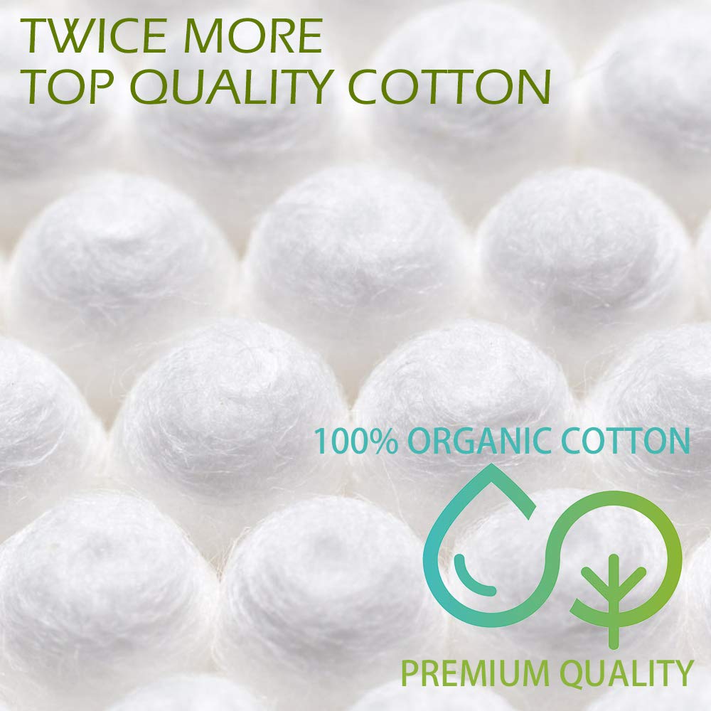 eyxformula organic cotton tips feel plush and durable during use.