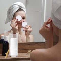 Eyxformula pads dispenser front dispense highlights easy retrieval