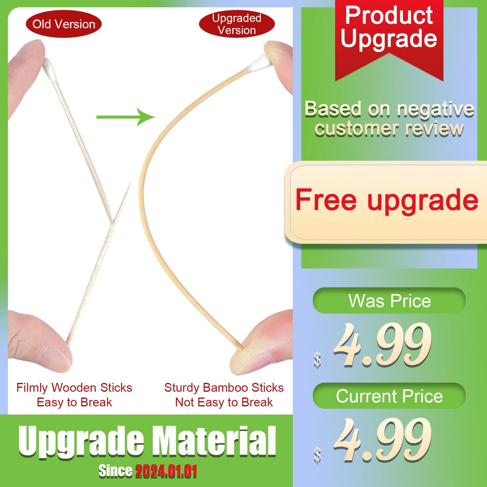 eyxformula six-inch-applicator-stick reaches tight spaces with gentle cleaning.