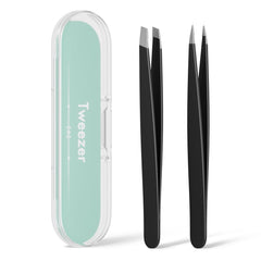 EZ2LIVE eyebrow tweezers slant tip for precise brow shaping