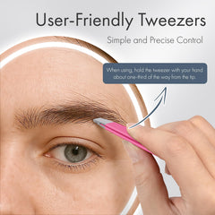 EZ2LIVE perfectly aligned tips for grabbing the finest hairs with ease.