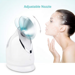 EZBASICS 10-minute mist delivers gentle nano steam for sensitive skin.