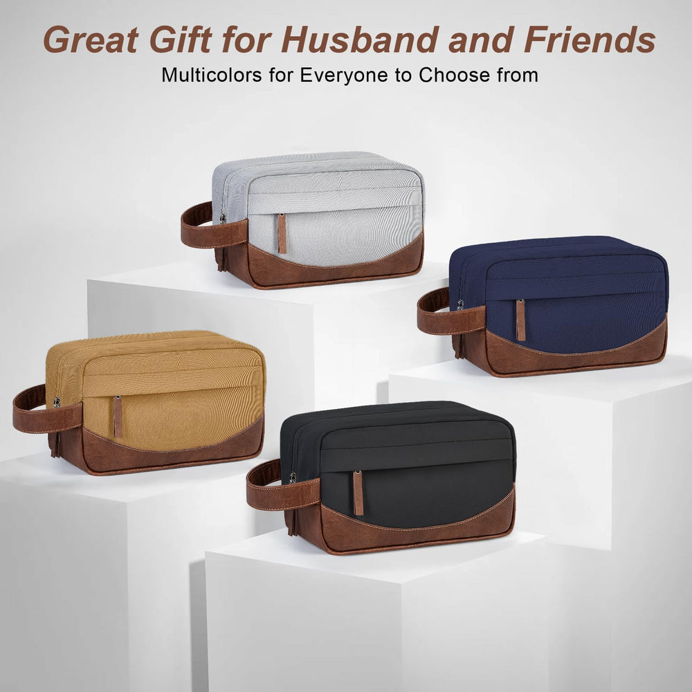 Ezday gift-ready Dopp kit in classic black.