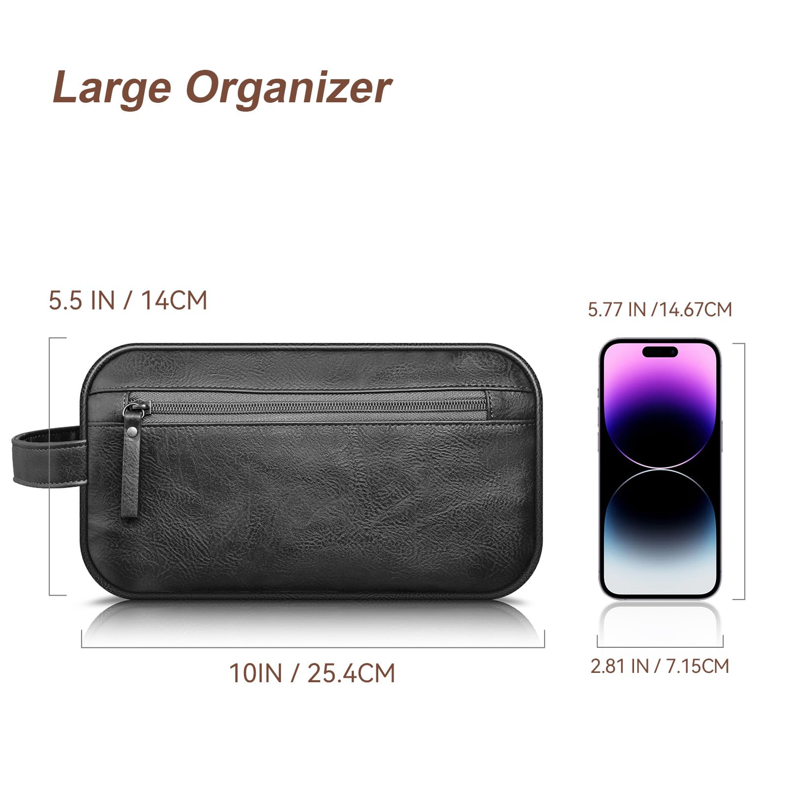 Ezday travel toiletry bag pack in suitcase for travel convenience