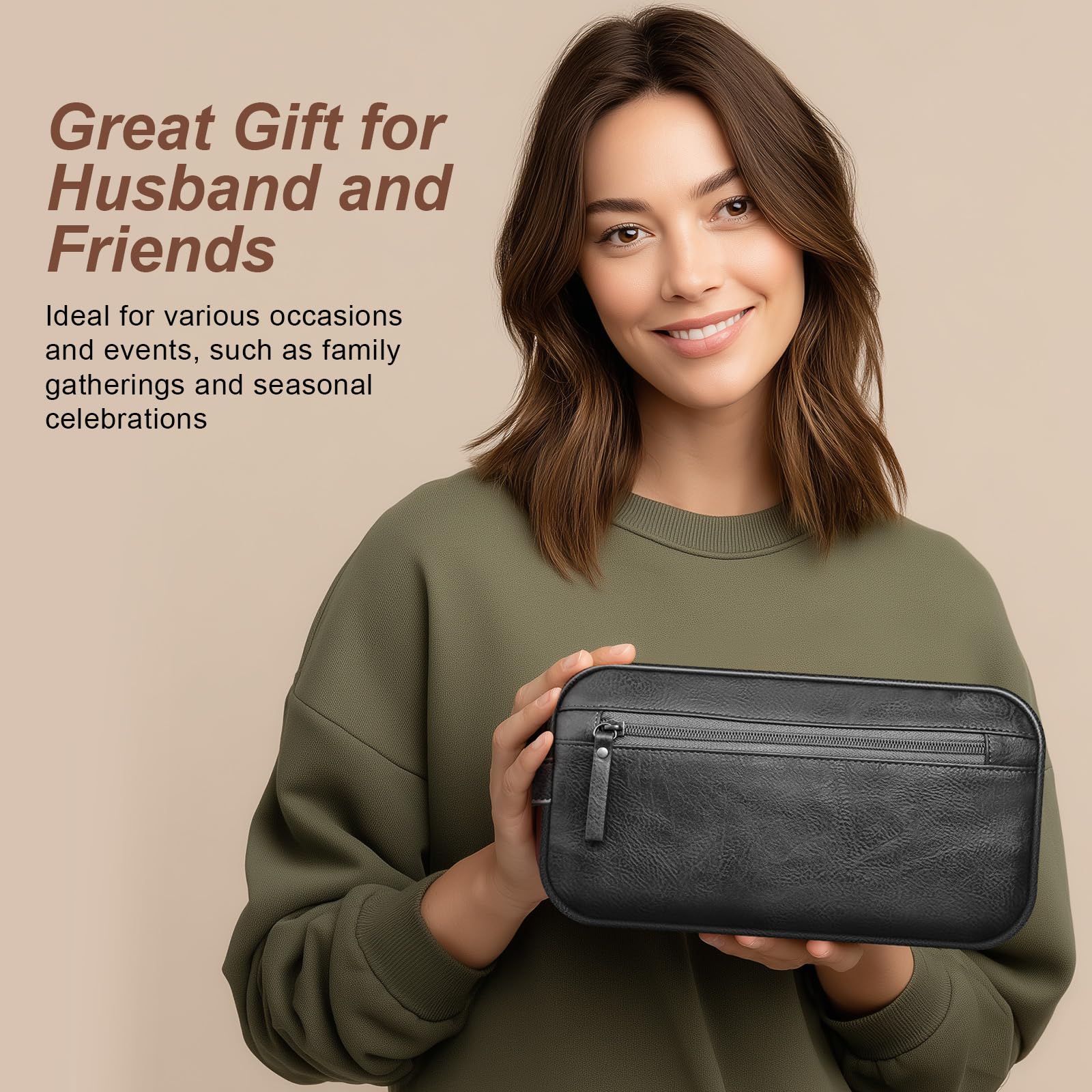 Ezday travel toiletry bag reinforced bottom supports durability during travel