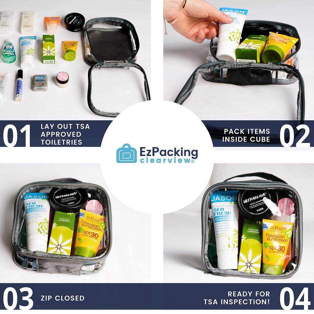 EzPacking easy-clean design allows quick wipe-down after spills or flights