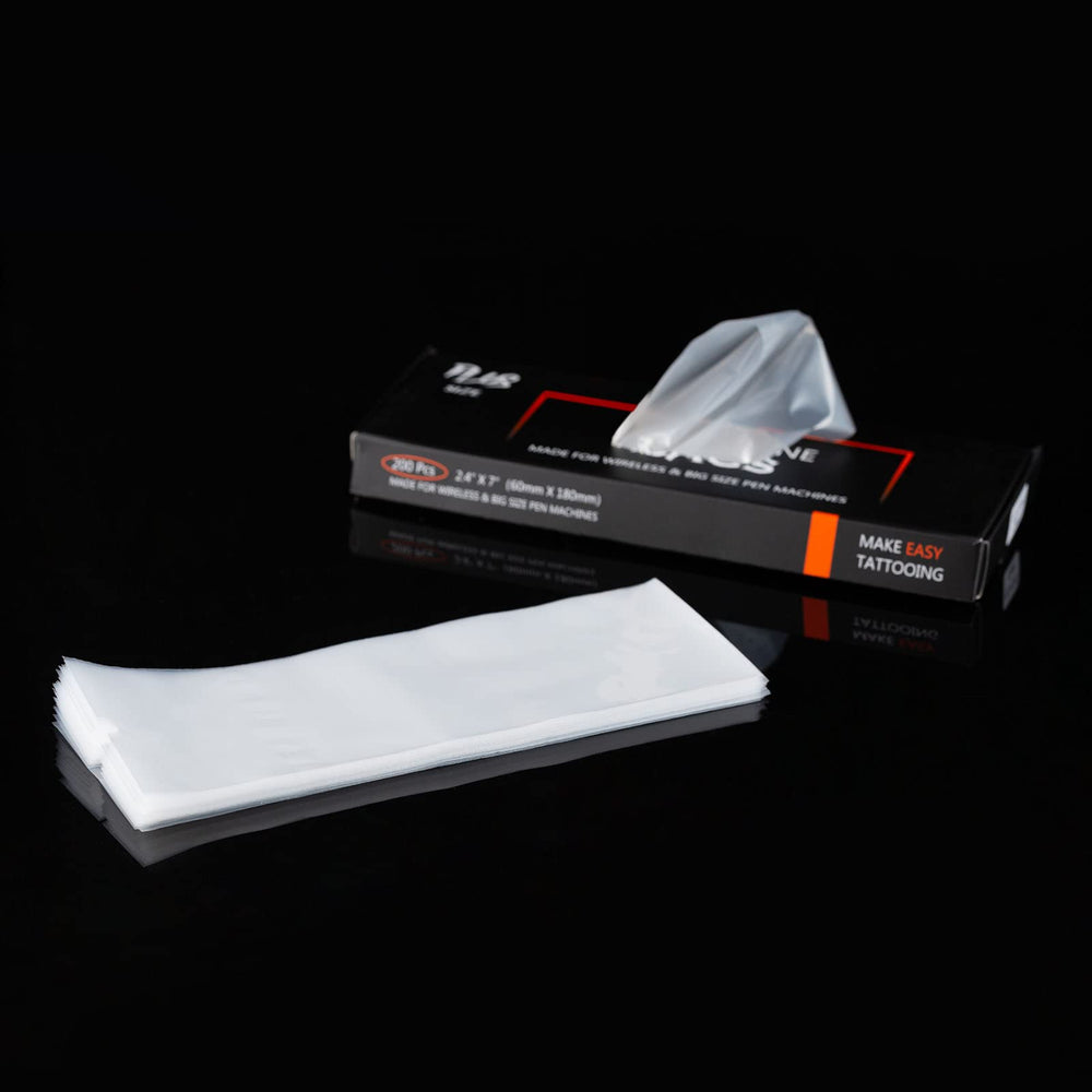 EZTAT2 disposable tattoo pen bags are transparent for hygienic changes