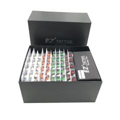 EZTAT2 EZ Tattoo cartridge needles with clear tip body for precise shading.