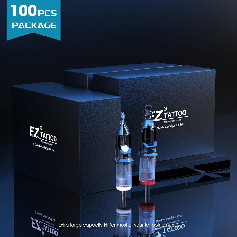 EZTAT2 assorted needle types for versatile lining and shading.
