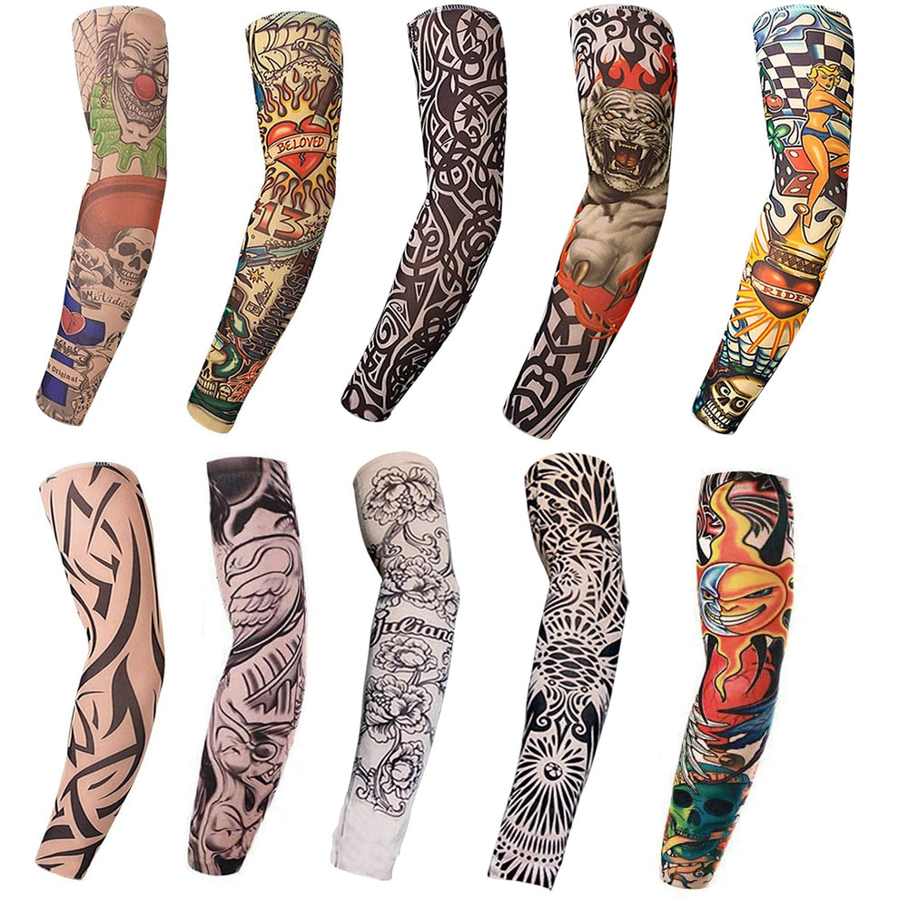 EZYoutdoor tattoo sleeve with random pattern adds bold outdoor style.