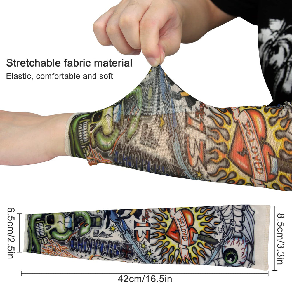 EZYoutdoor tattoo sleeve unisex stretch 01 fits most arms comfortably.