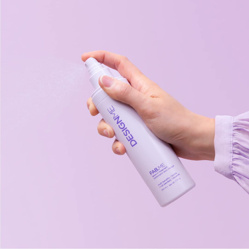 Curly and all hair types benefit from FAB.ME leave-in conditioning spray