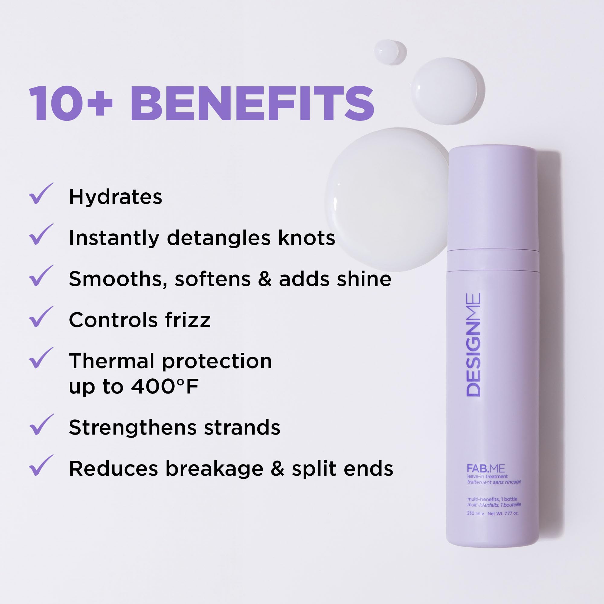FAB.ME UV and heat protection spray protecting sun and styling heat