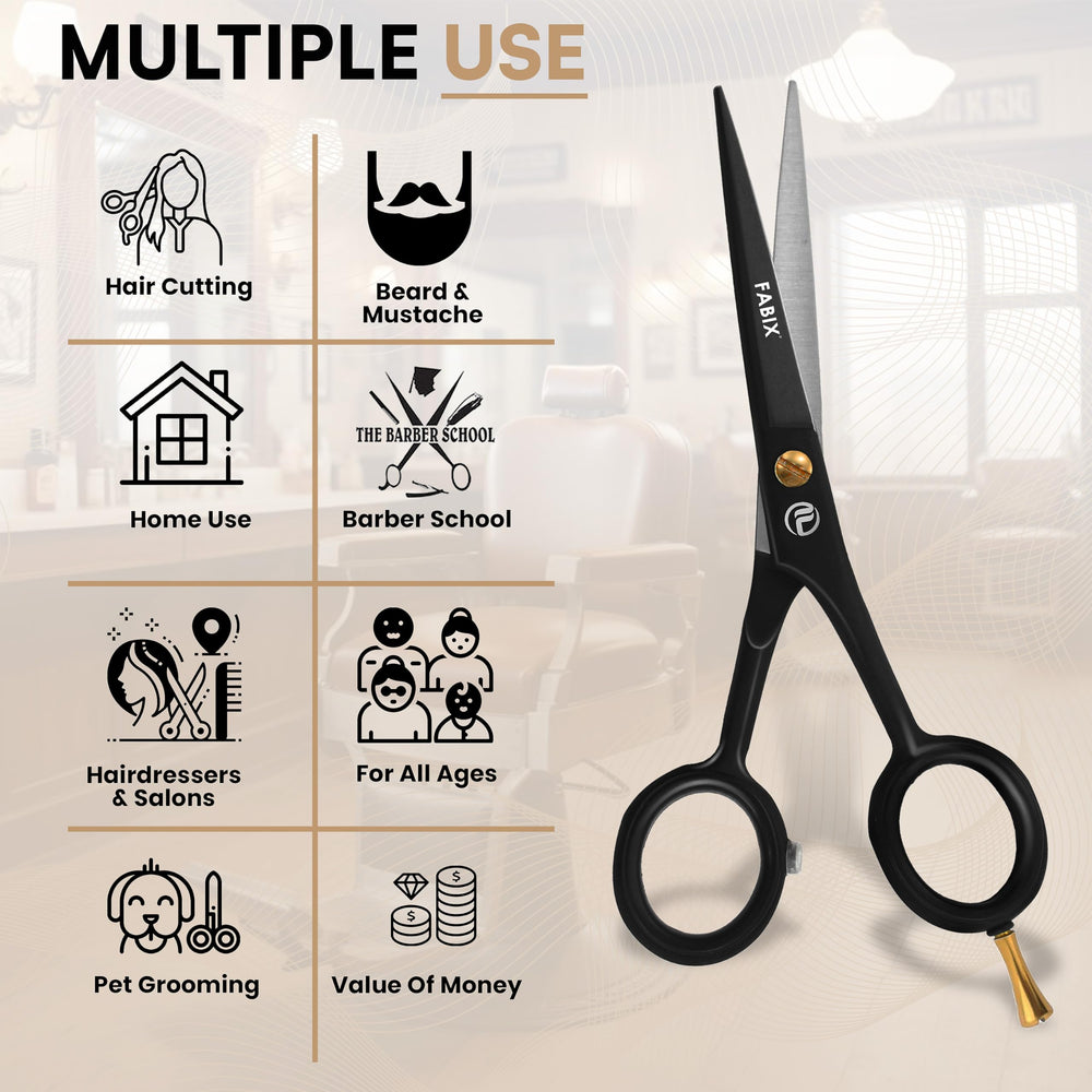 Fabix easy-grip handle enables comfortable, controlled grooming.