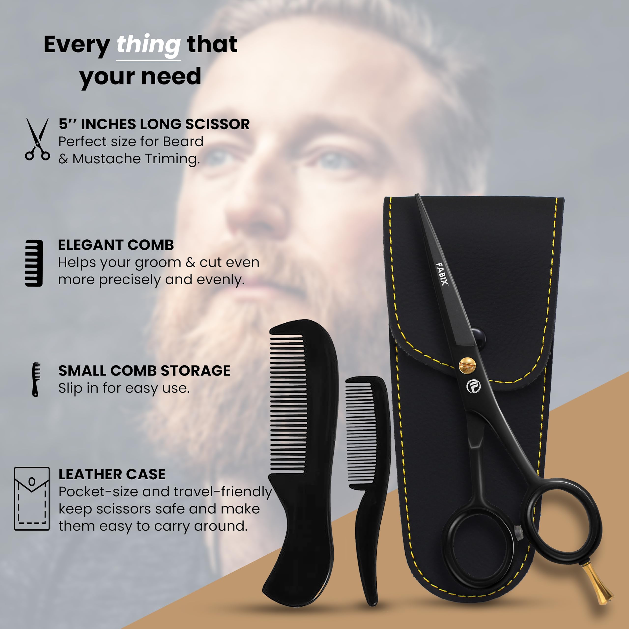Fabix gift-ready grooming set ideal for birthdays and holidays.