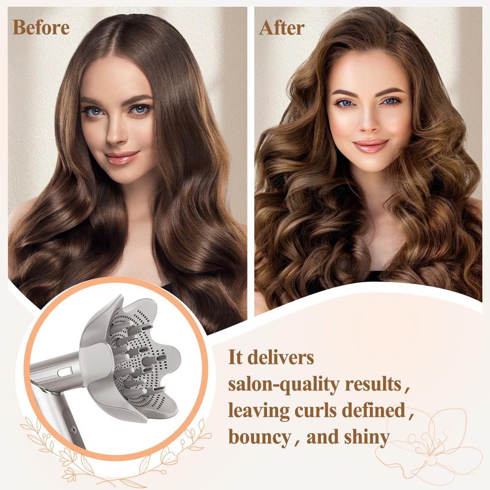 Fabmira lifts roots and adds volume for bouncy curl shapes.