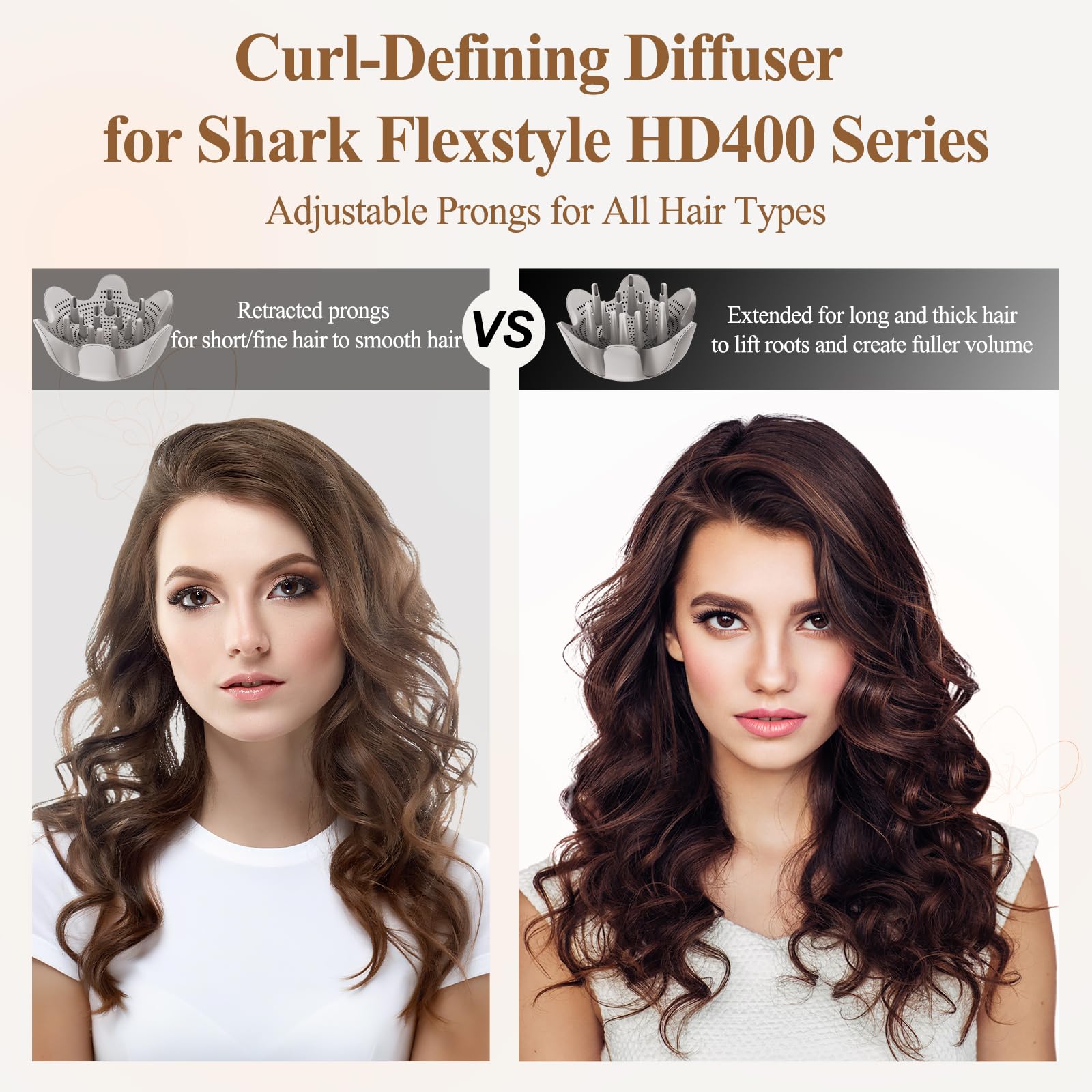 Fabmira rotating diffuser head reaches difficult angles for consistent curls.