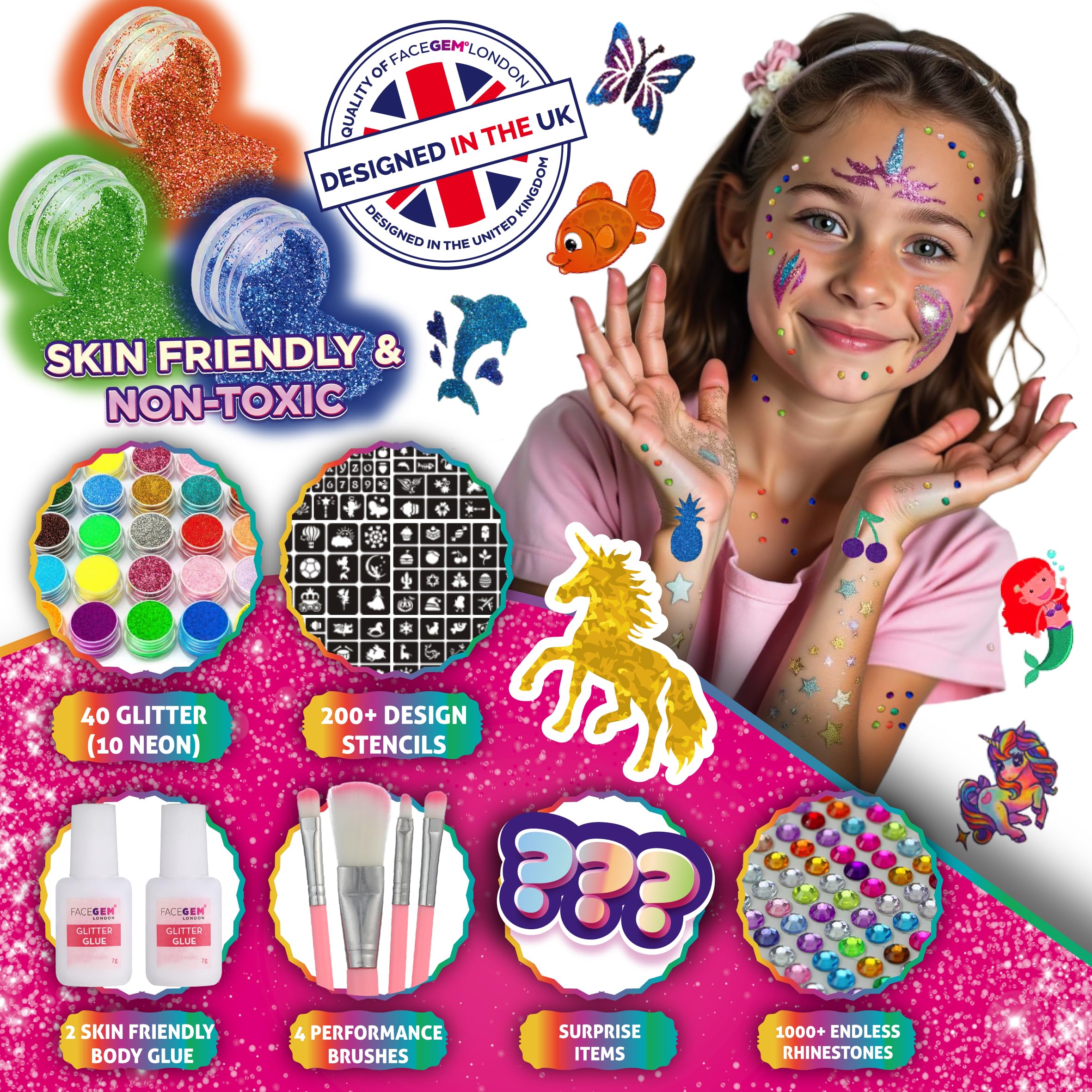 Facegem London: mil diseños con plantillas para tatuajes únicos