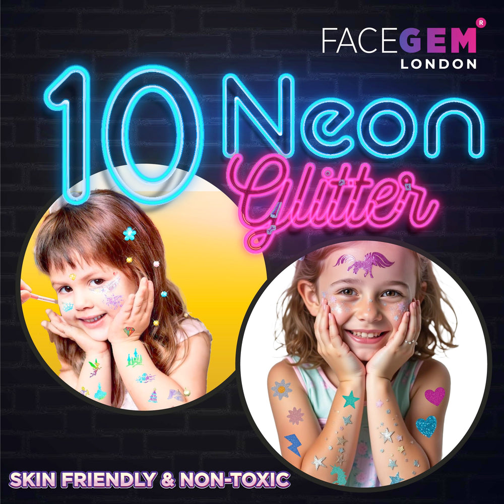 Facegem London: pegamento de purpurina suave para la piel