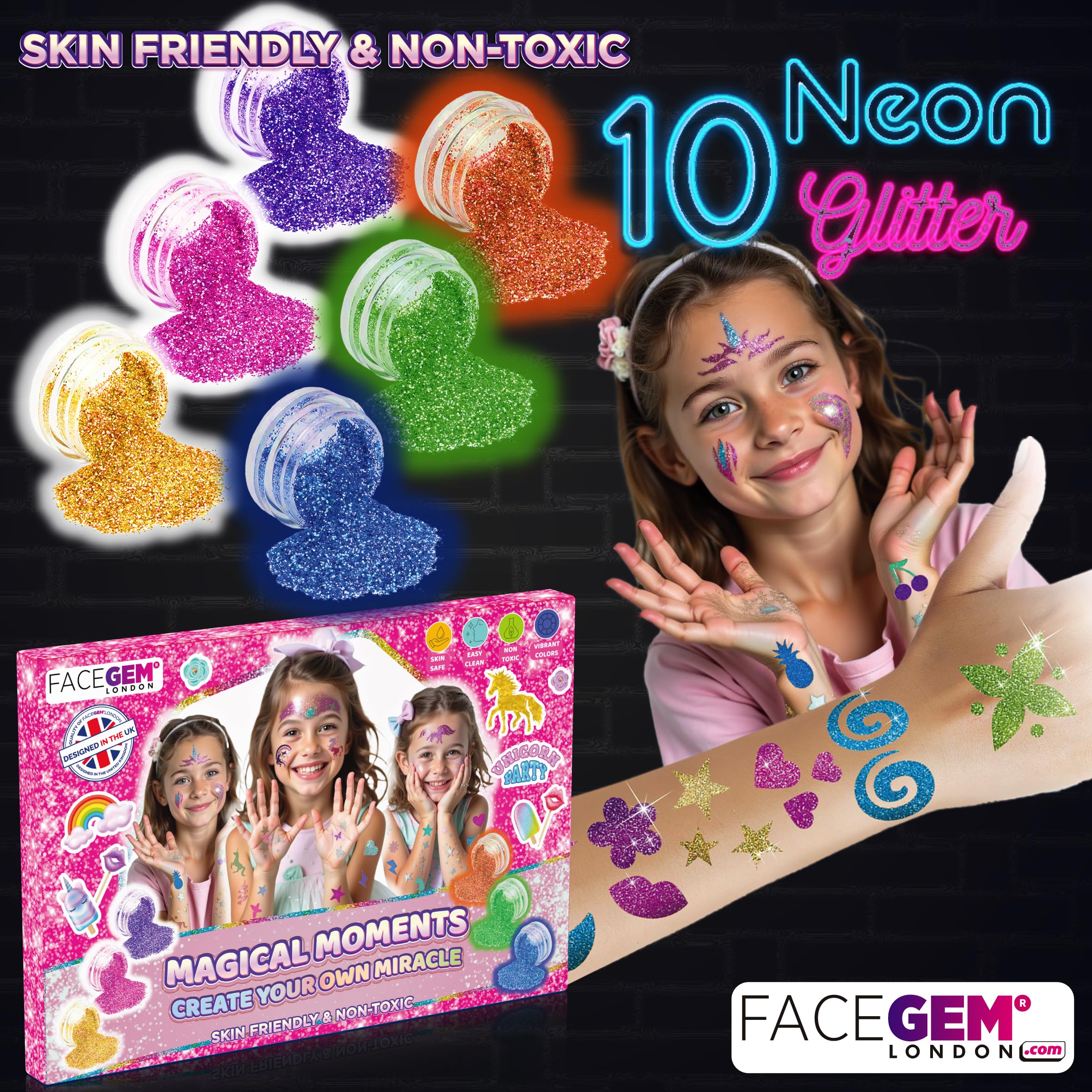Facegem London: regalo ideal para cumpleaños de niñas y niños