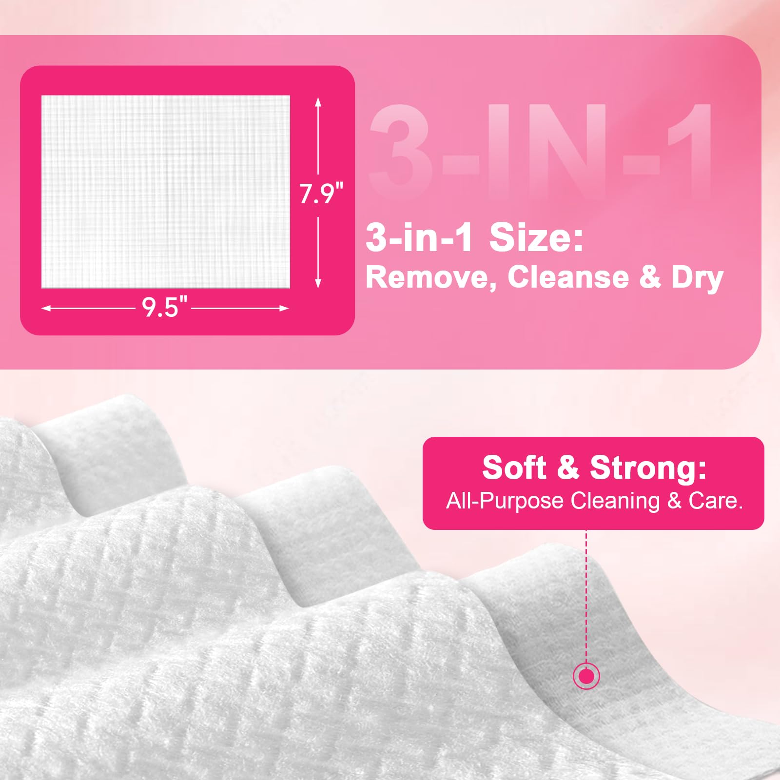 FACEMADE baby-care friendly towels suitable for gentler wipes
