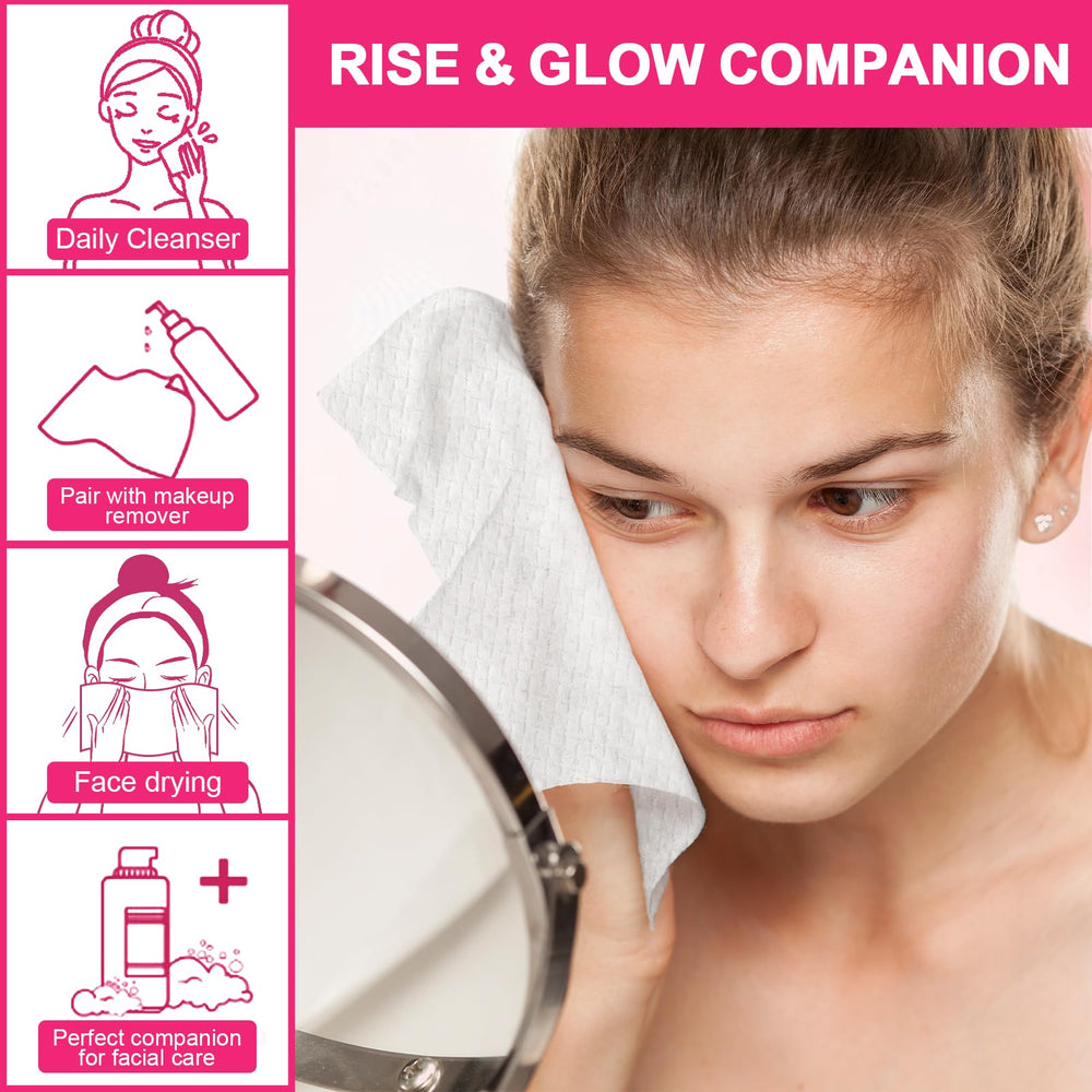 FACEMADE biobased viscose towel ultra-soft for gentle cleansing