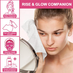 FACEMADE towels soft texture close-up highlights luxurious, gentle fabric for sensitive skin