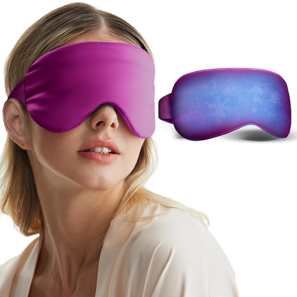 FACEMOON cooling eye mask front view for soothing eye comfort