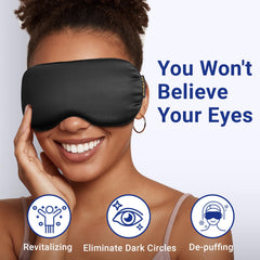 Facemoon cooling eye mask provides migraine relief and cooling comfort