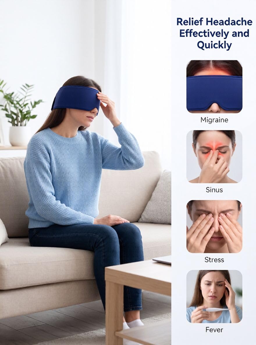FACEMOON eye mask soft elastic-band offers comfortable fit and light blocking