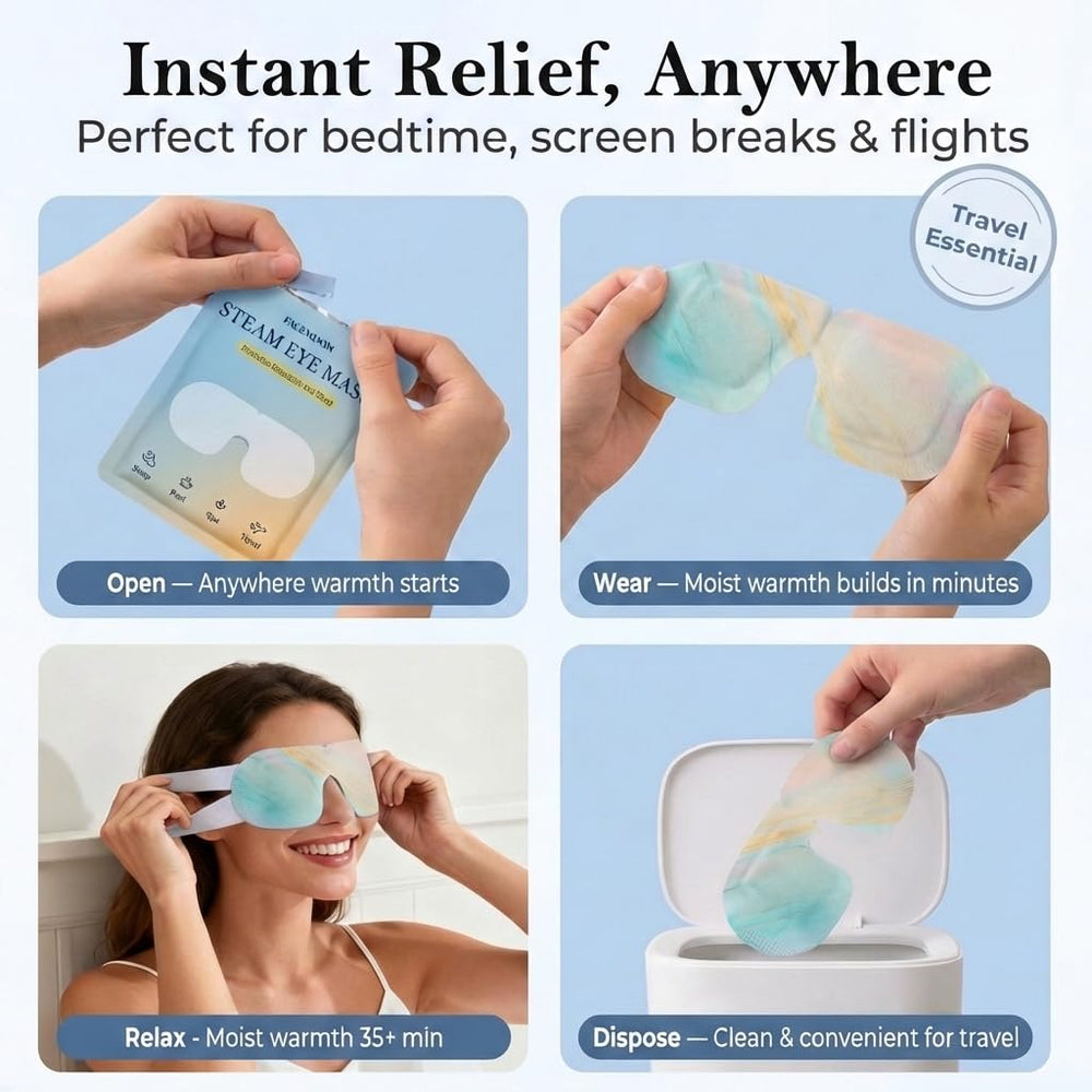 FACEMOON relajación ocular para reducir tensión tras pantallas