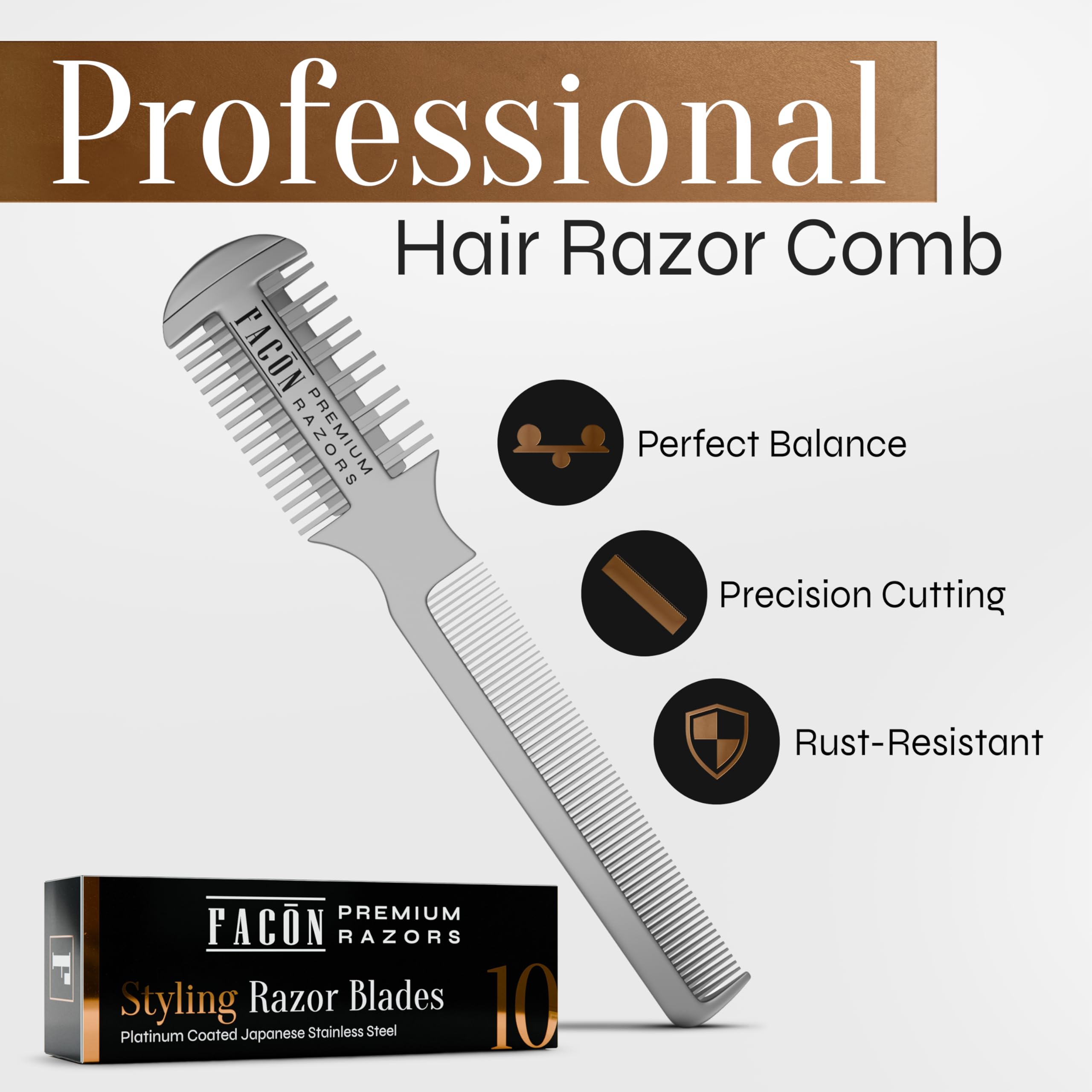 FACON replacement blades ensure precise, hygienic cuts with every change.
