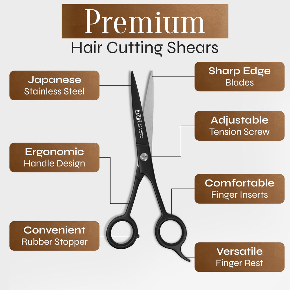 FACON bangs trimming scissors for precise fringe shaping.