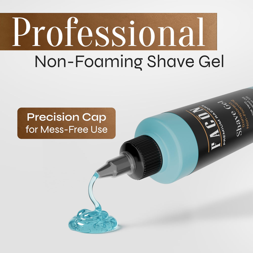 Facón beard edge detailing for sharp, clean lines and definition.