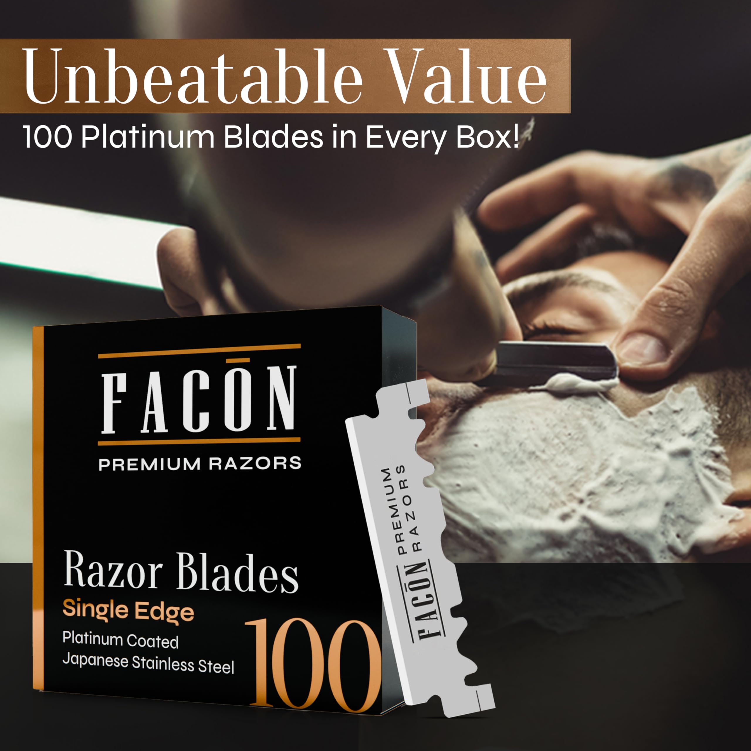 FACON compact packaging ideal for travel and on-the-go grooming.