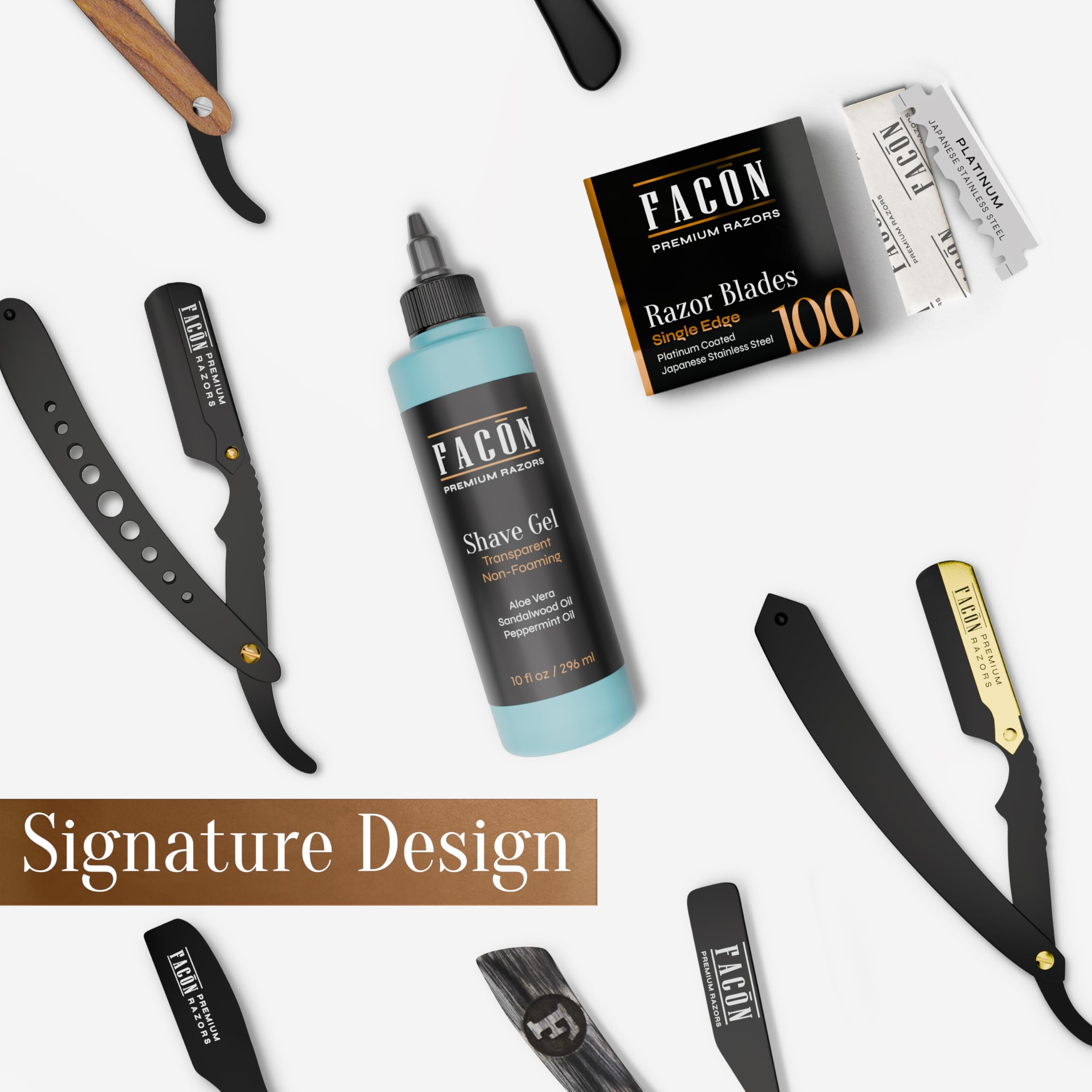 Facón cruelty-free premium gel suitable for barbers and home grooming.