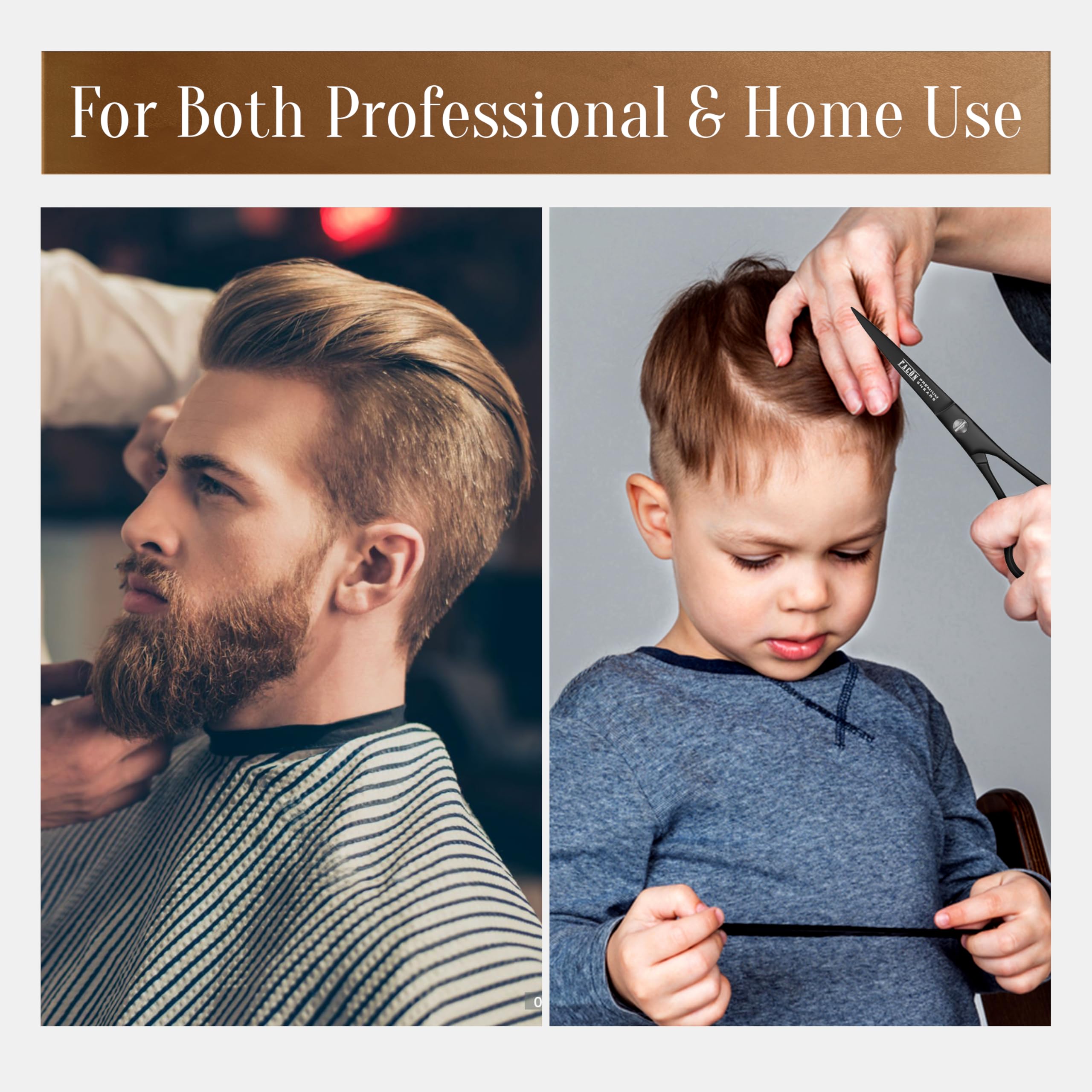 FACON ergonomic grip handle for comfortable styling sessions.