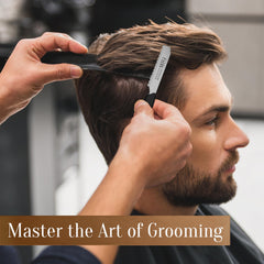 Ergonomic FACON hair cutting tool designed for comfortable handling.