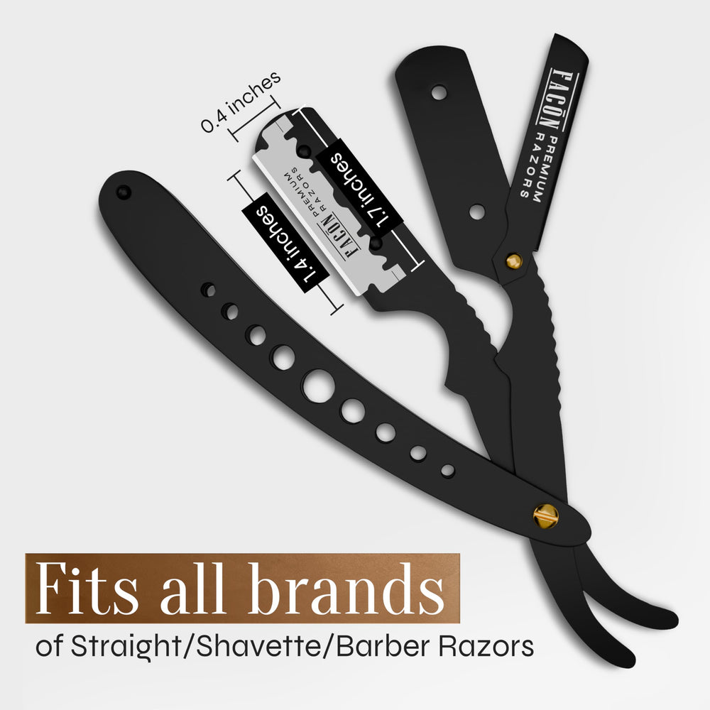 FACON ergonomic design for comfortable handling during shaving.
