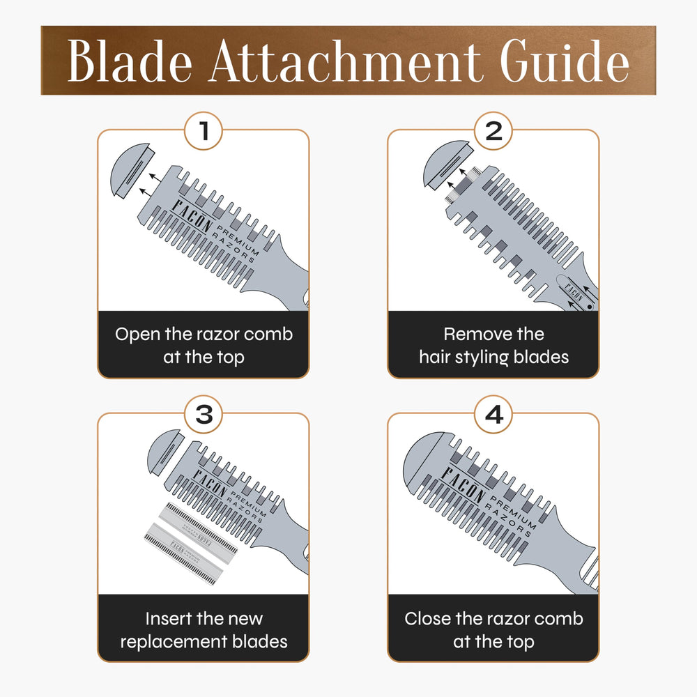 FACON Razor Comb makes a thoughtful gift for hairstylists and grooming enthusiasts.