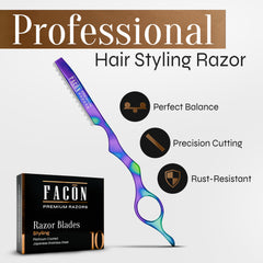 FACON Faether razor thinning function enables controlled blending