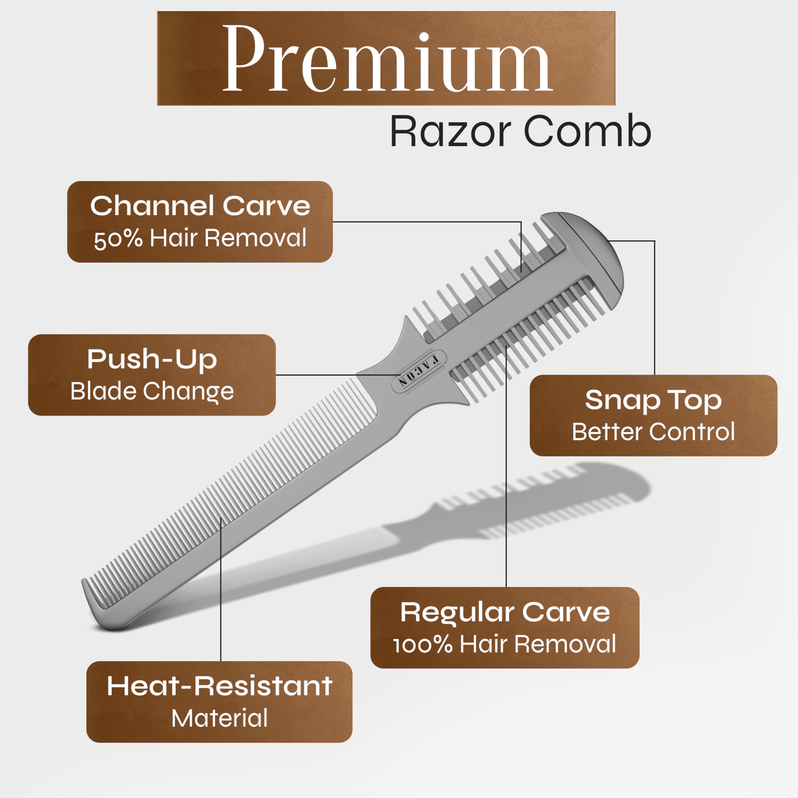 FACON build uses heat-resistant materials for long-lasting use in busy salons.
