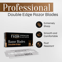 FACON platinum Japanese stainless steel blade for lasting sharpness.