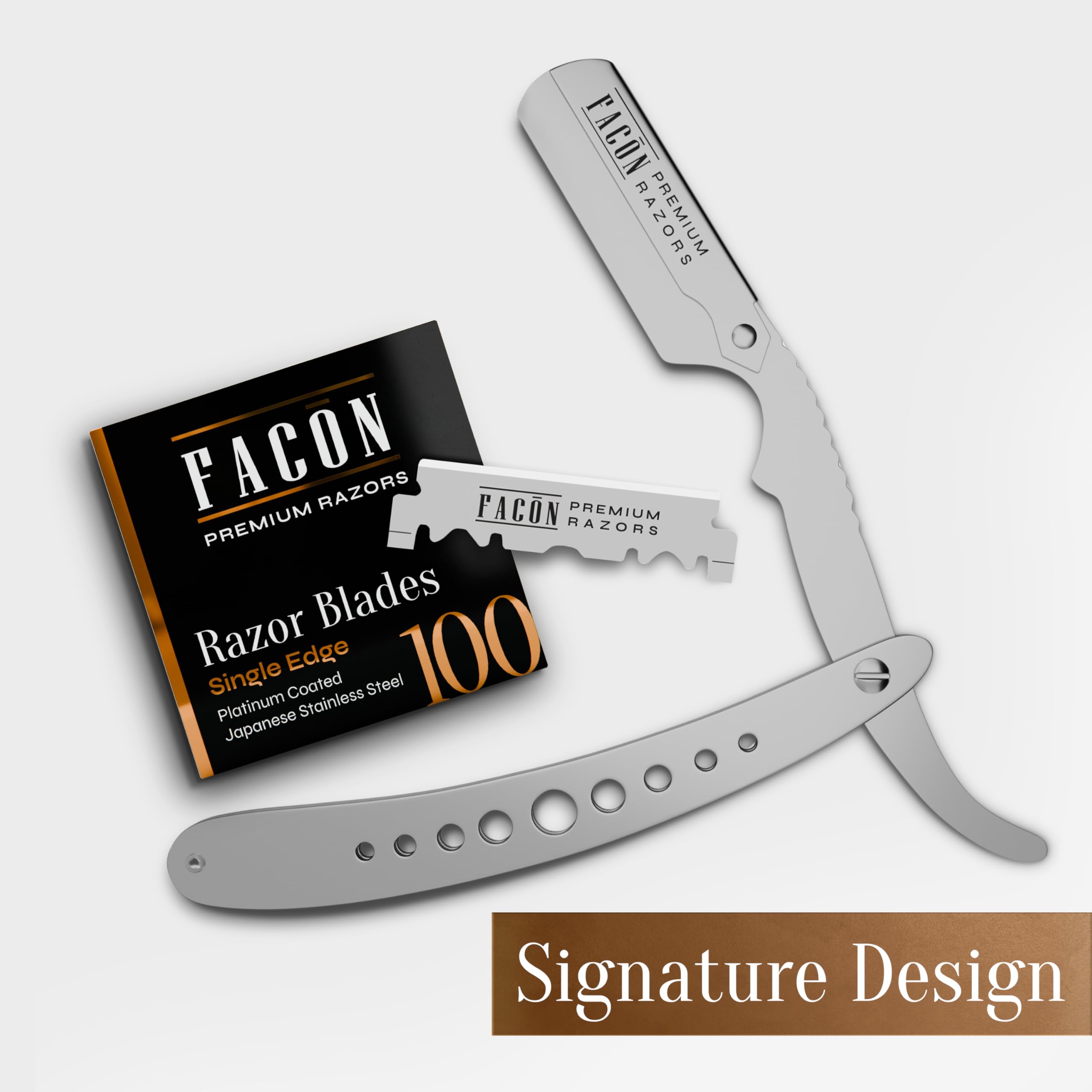 FACON silky shave experience promotes comfortable, irritation-free daily grooming.