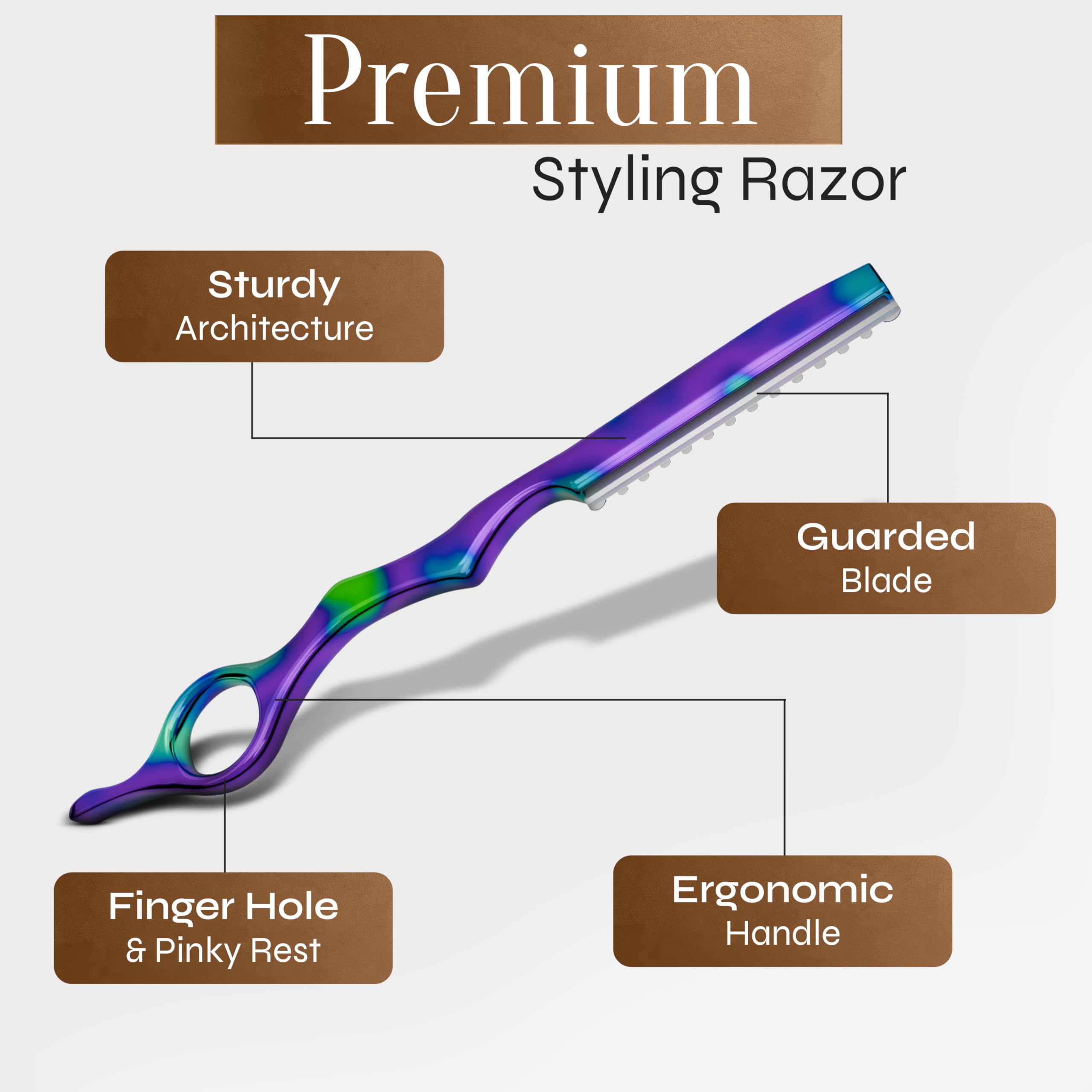 FACON stainless steel razor built for durability and repeated use