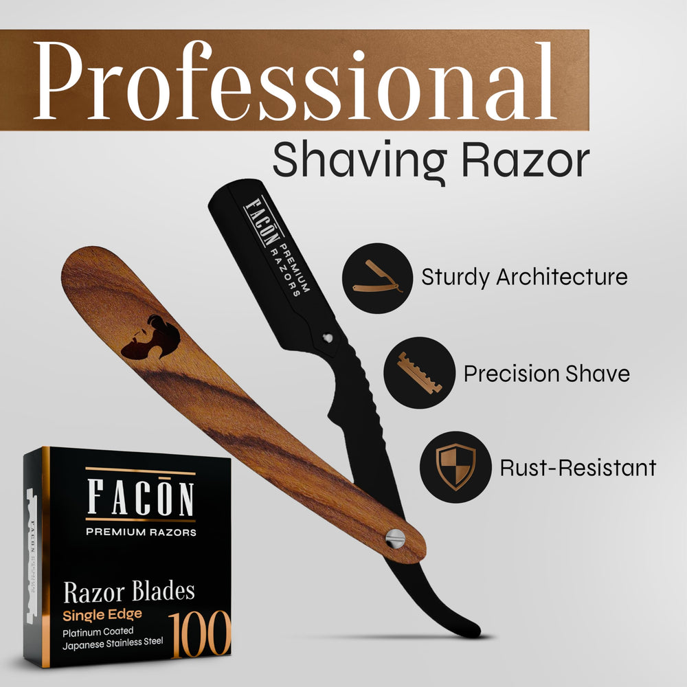 FACON barber kit image showing professional setup for smooth shaves.