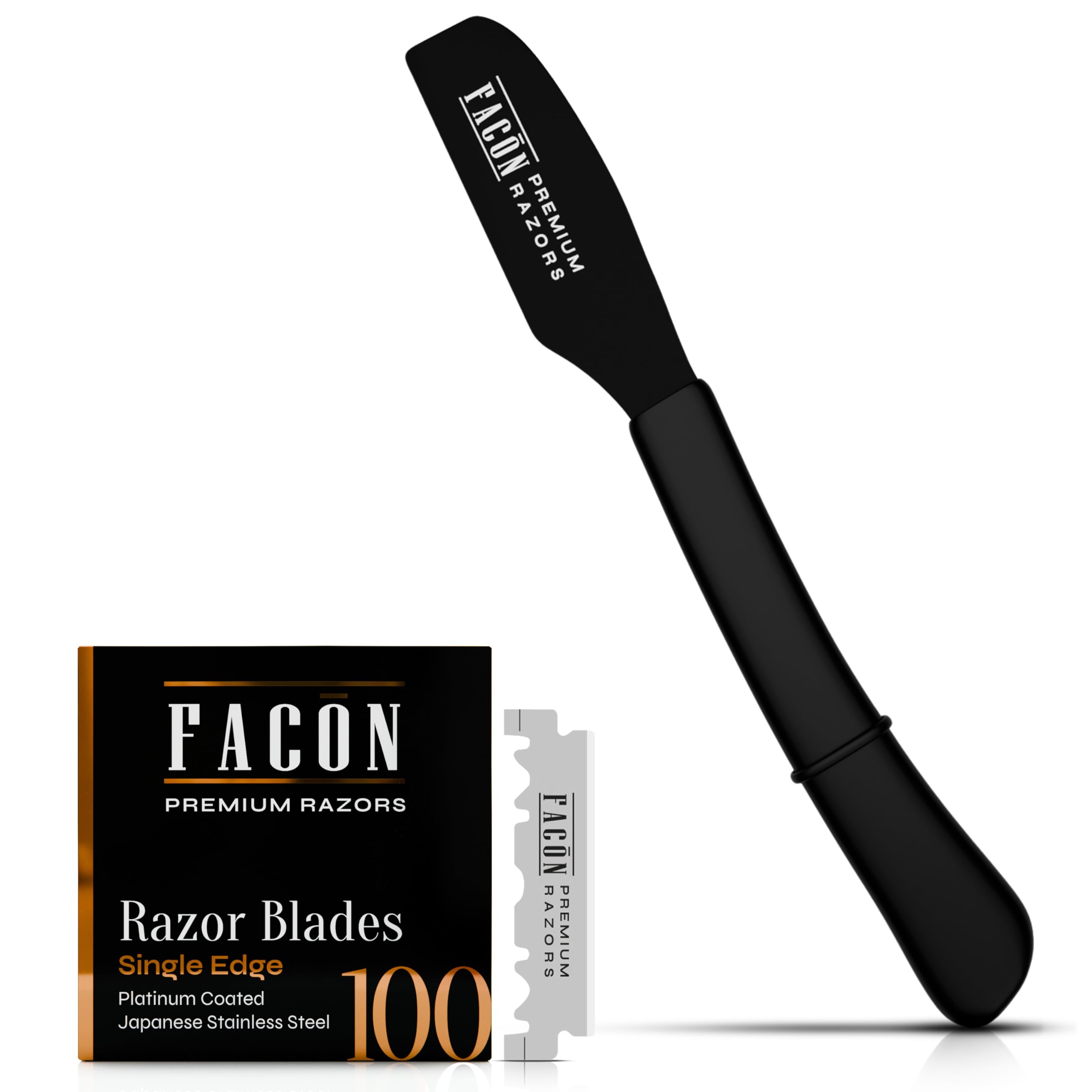 FACON straight razor kit case view emphasizing premium build for precise home grooming
