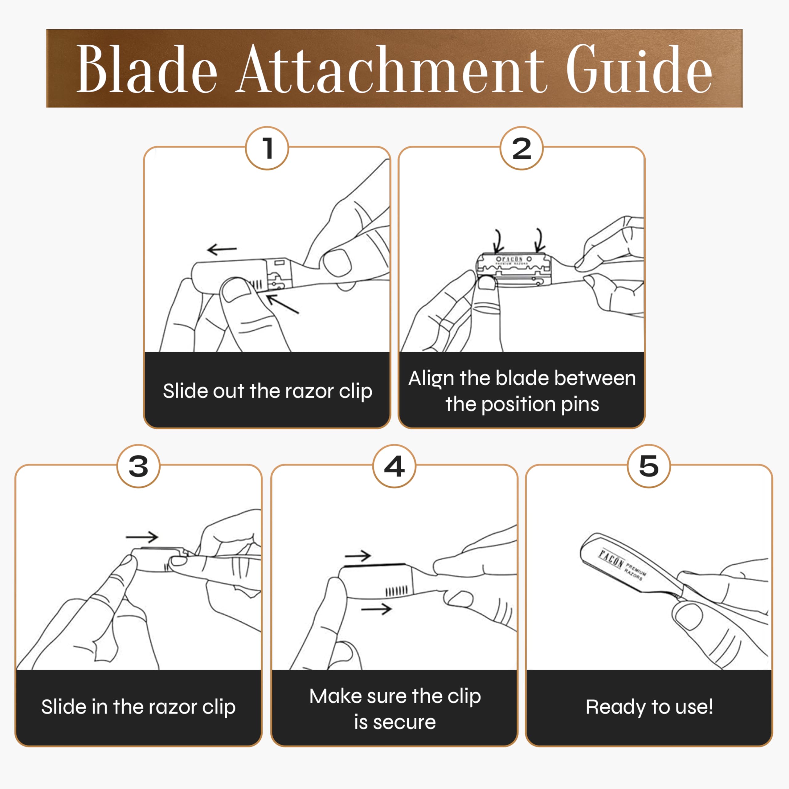FACON straight razor replacement blades highlight long-term value and replenishment