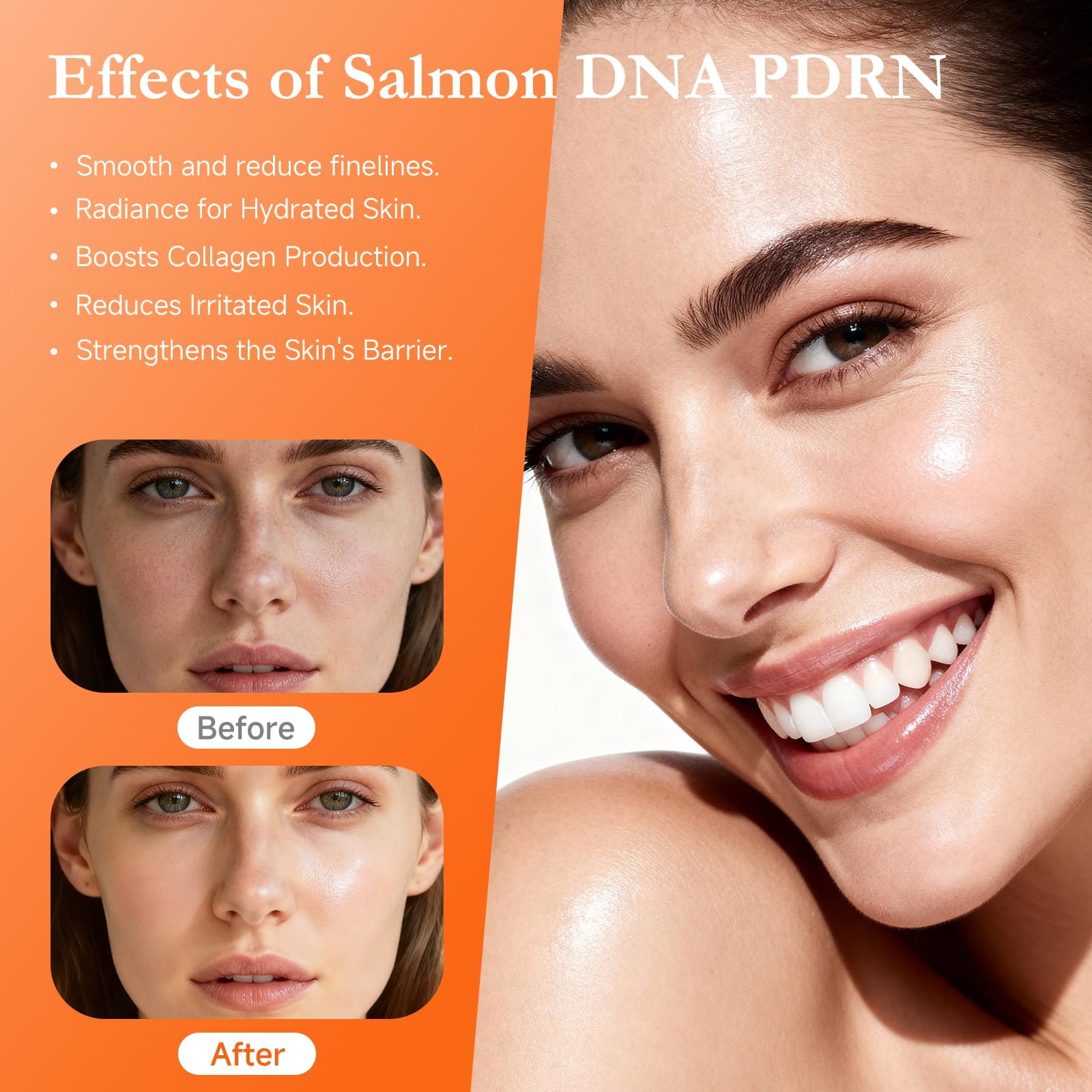 FaczUryn Salmon DNA Serum - ampolla individual para aplicación precisa y fresca.
