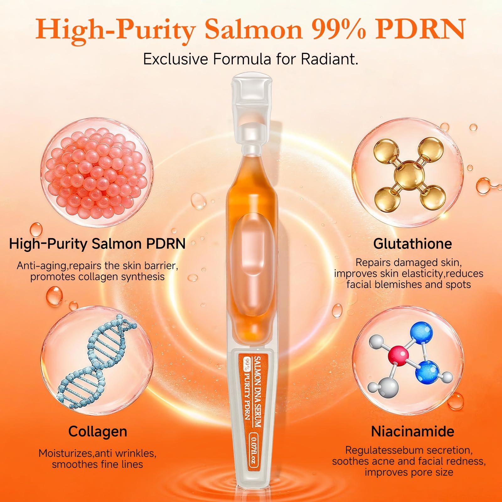 FaczUryn Salmon DNA Serum - caja de empaque que garantiza producto estable.